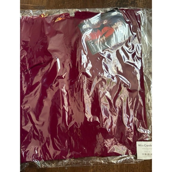 Emese-Raspberry 1950's Wiggle Skirt by Miss Candyfloss - Picture 5 of 8